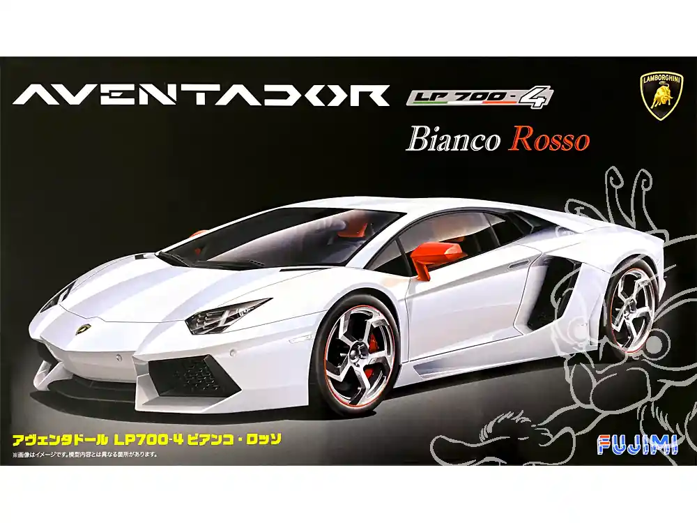 FUJIMI maquette voiture 125640 Lamborghini Aventador LP700-4 Bianco Rosso 1/24 Acheter En Ligne