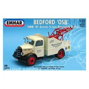 Certifié Emhar maquette camion 2404 Bedford OSB SWB O Series Depanneuse 5 tonnes 1/24