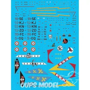 Promotion Saisonnière Decalques Berna decals BD72-30M DASSAULT MIRAGE F1 C Partie 2 1/72