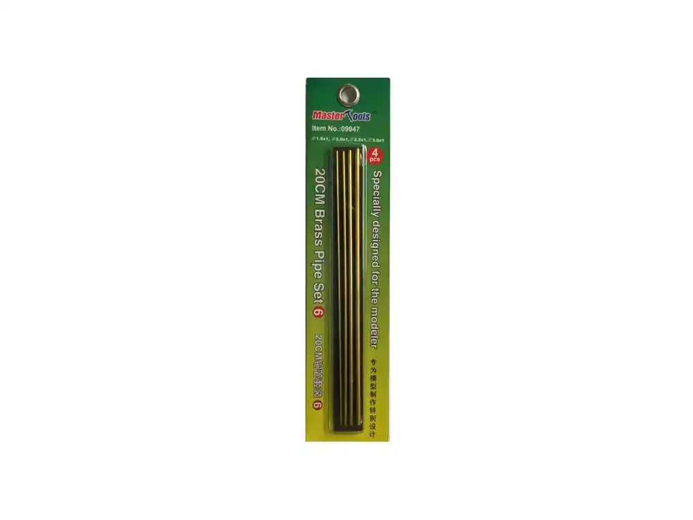 Expédition Rapide Trumpeter accessoire 09947 SET6 TUBES EN LAITON 20cm (4 Types Différents)