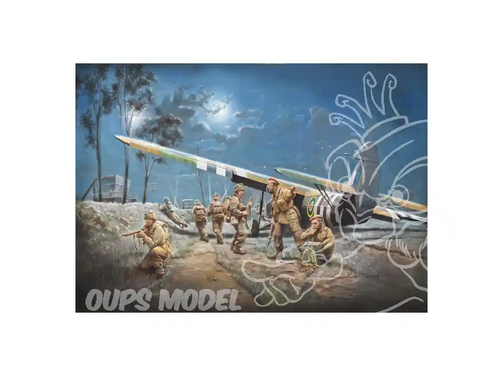 ITALERI maquette avion 1356 A.51 Horsa Mk.I avec figurines de parachutistes 1/72 Commander Maintenant