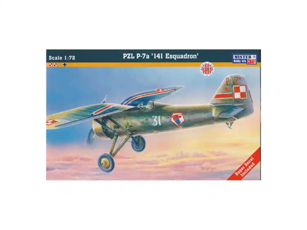 MASTER CRAFT maquette avion 020354 PZL-7a 141 ESQUADRON 1939 1/72 Promotion