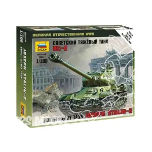 Zvezda maquette militaire 6201 JS-2 Stalin 1/100 Offre Limitée