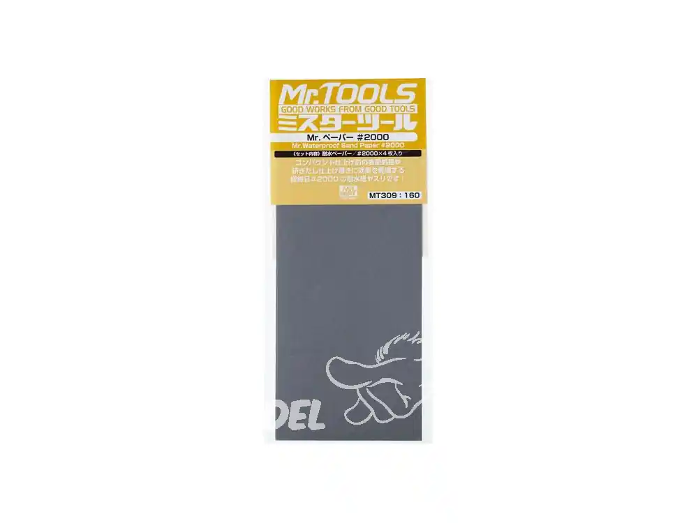 Mr Hobby MT309 MR.WATERPROOF papier a poncer 2000 Meilleur Choix