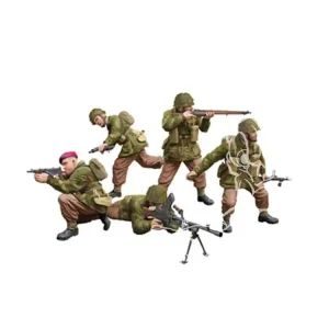 Bronco maquette personnage CB 35130 Parachutistes Britanique au combat WWII set A 1/35 Promotion Saisonnière
