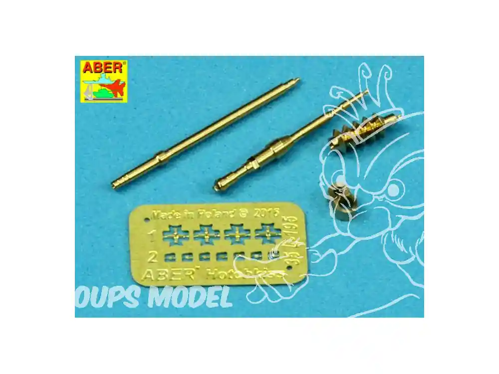 Aber 35L195 Canon Machine gun 8mm Hotchkiss Mle 1914 pour FT 17 & St Chamond 1/35 Promotion