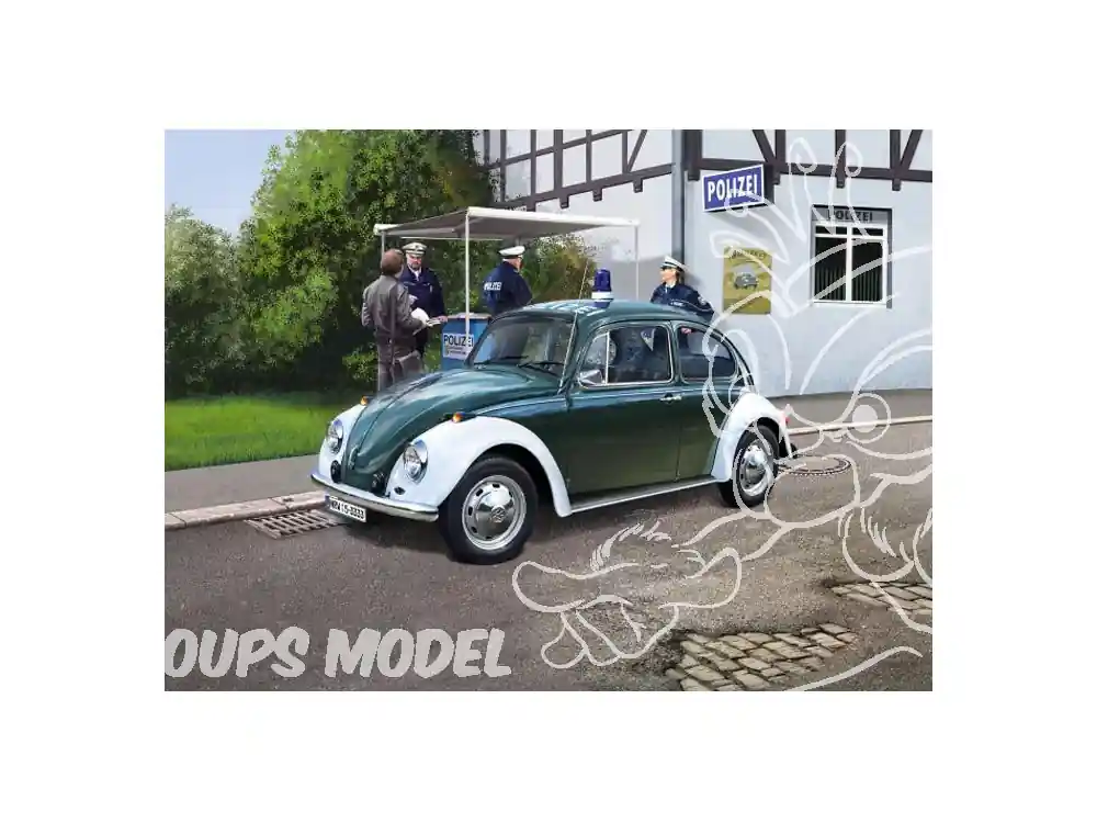 Offre Limitée Revell maquette voiture 07035 VW Beetle police Allemande 1/24