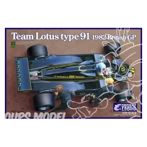 Affaire À Saisir Ebbro maquette voiture 012 Lotus Type 91 1982 1/20