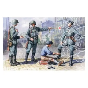 Icm maquette figurines 35561 Patrouille Allemande (1939-1942) 1/35 Prix Réduit