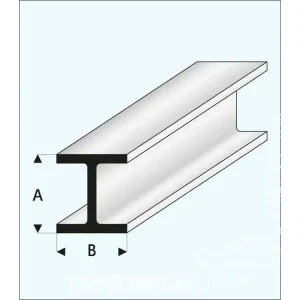 maquett 415-56/3 1 Profilé styrene blanc profilé H 4x4mm 330mm de long Dernier Modèle