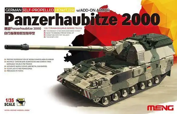 German Panzerhaubitze 2000 Self-Propelle - 1 35e - MENG-Model - Meng Vente Directe