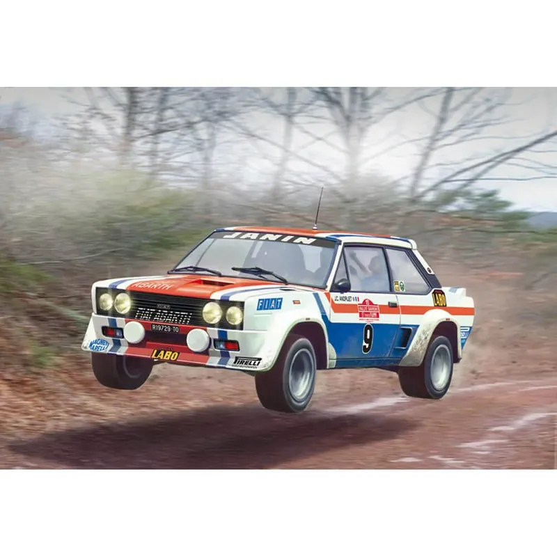 Maquette voiture Fiat 131 Abarth 1977 Sanremo Rally Winner - Italeri Populaire