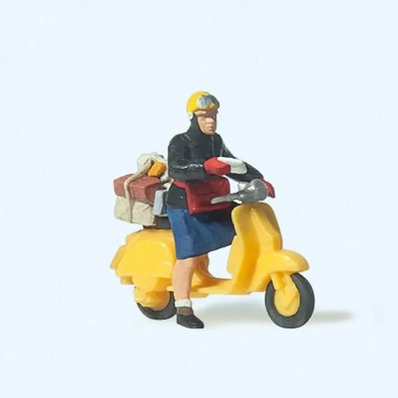 Achetez Aujourd'hui Maquette Moto Postière sur scooter - Preiser