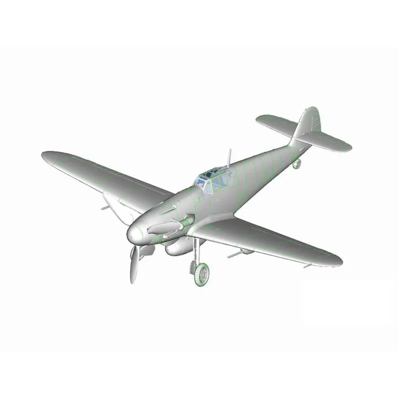 Prix Cassé Maquette avion avion de chasse allemand Messerschmitt BF109 F4 - Hobby Boss