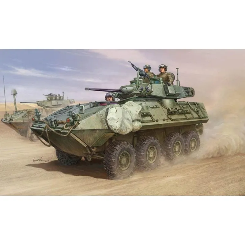Maquette véhicule militaire Véhicule blindé à roues LAV-A2 8X8 - Trumpeter Remise