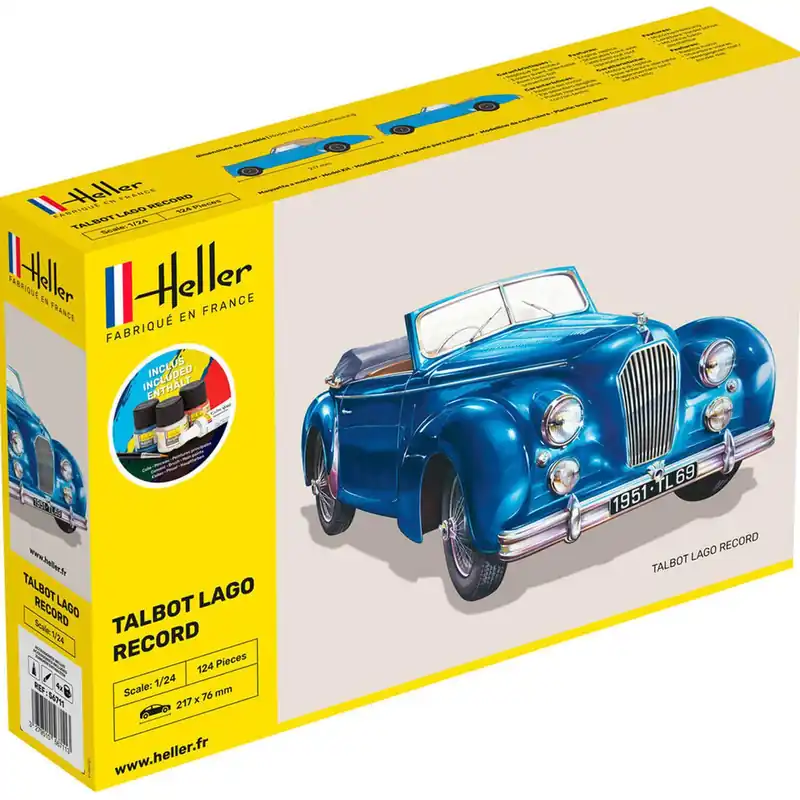 Maquette voiture Talbot Lago Record - Heller Nouveauté