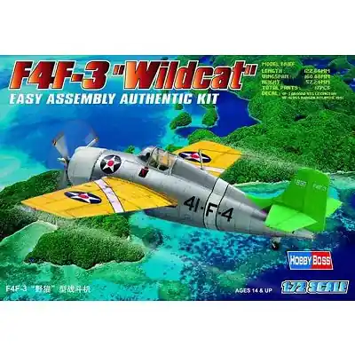 Top Vente Maquette avion F4F-3 Wildcat - Hobby Boss