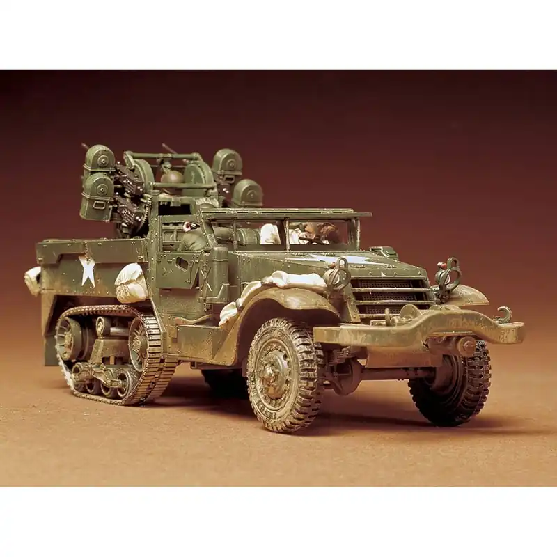 Maquette véhicule militaire Half track US M16 MGMC - Tamiya Vente Directe