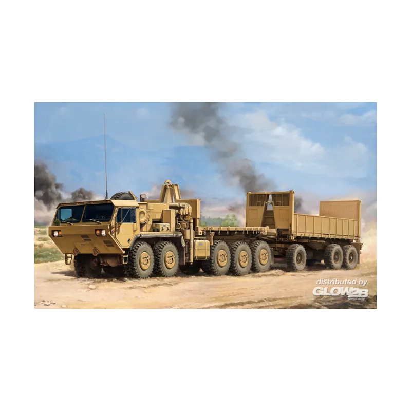 Maquette M1074 HEMTT PLS W/ M1076 Trailer Bon Marché