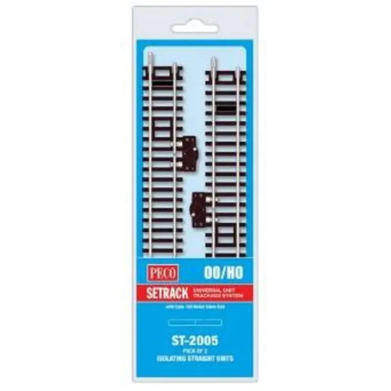 Vente Flash 2 rails de coupure 168 mm Peco ST2005 - HO 1/87 - Code 100