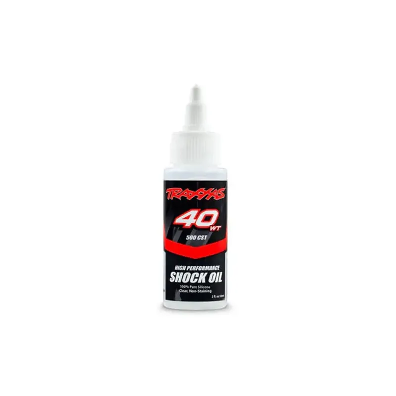 Réduction Huile silicone amortisseurs 40WT 500 cst 60cc - Traxxas 5033
