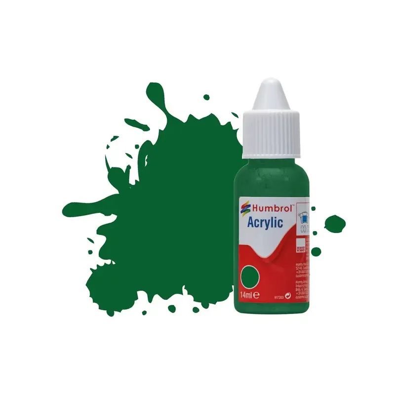 Paiement Sécurisé Peinture acrylique n°120 - couleur vert clair MAT HUMBROL DB0120 14 mL