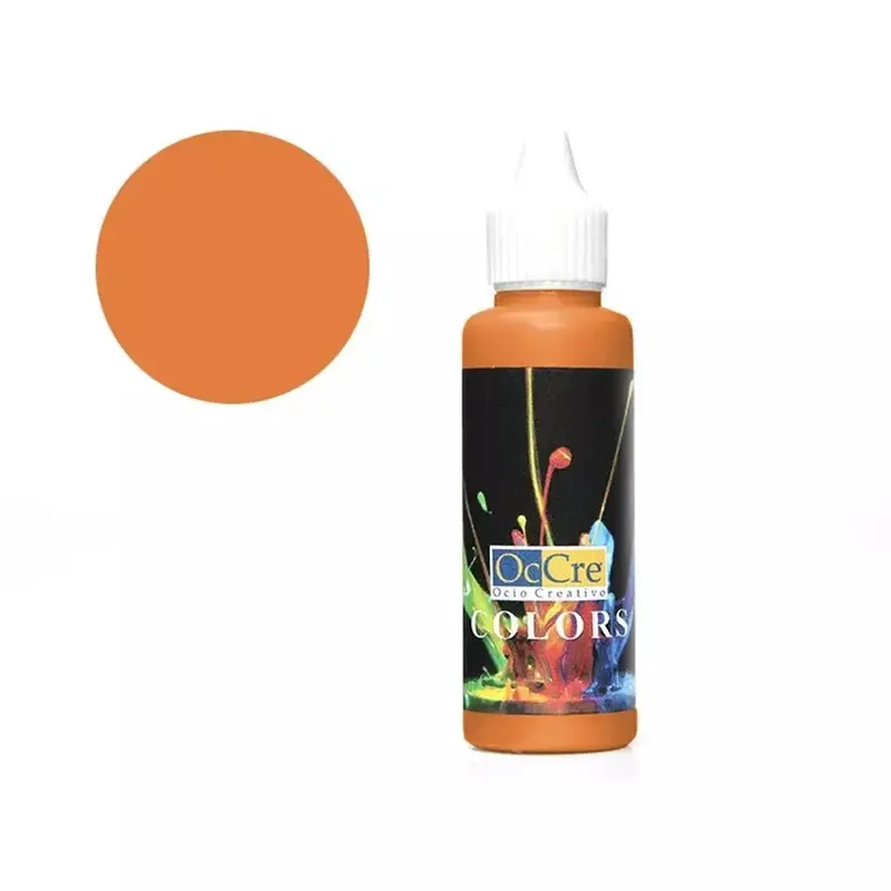 Peinture acrylique orange 30 ml - Occre 19309 Remise