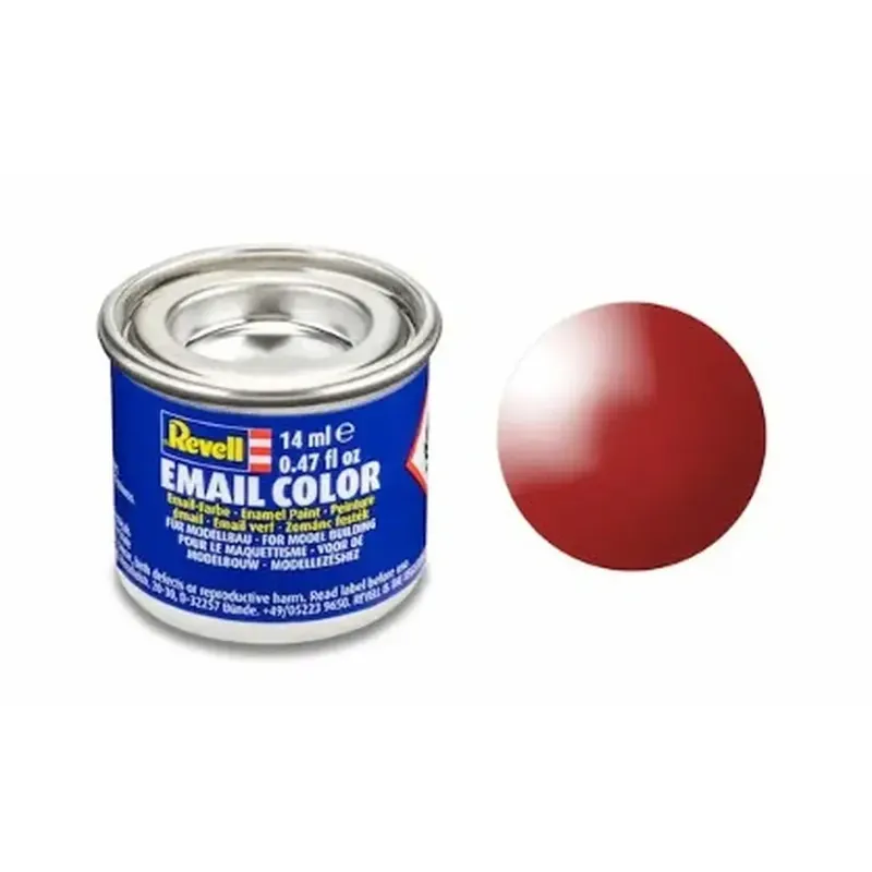 Nouvelle Collection Peinture Émaillée Rouge Feu Brillant RAL 3000, 14ml - Revell 32131