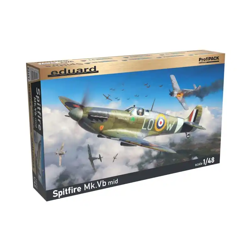 Authentique EDUARD 82157 PROFIPACK SPITFIRE MK.VB MID 1/48