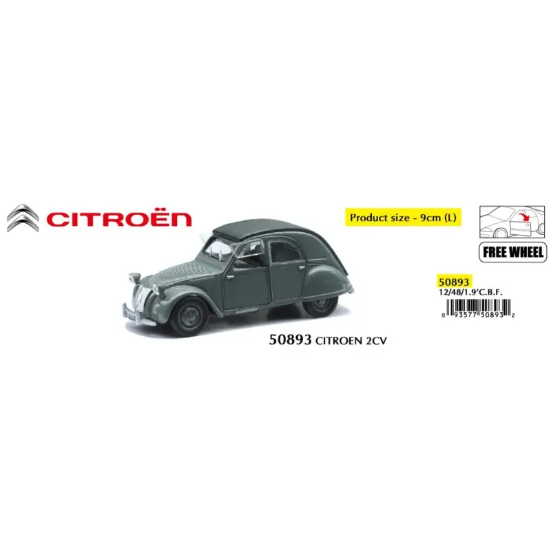 NEWRAY 50893 CITROEN 2CV 1952 1/32 Promotion
