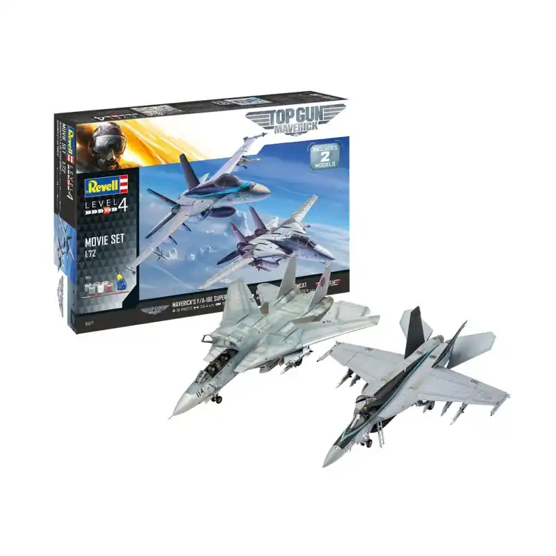 Dernière Chance REVELL 05677 MAQUETTE COFFRET CADEAU TOP GUN 2 1/72