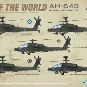 Must-Have Takom 2606 "D" Of the World AH-64D Apache Longbow Attack Helicopter Limited Edition