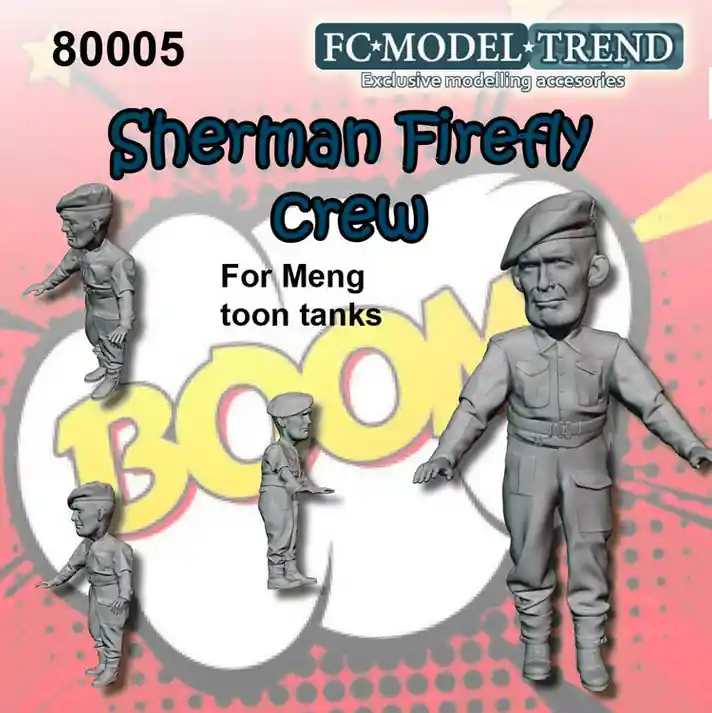 FC ModelTrend 80005 Sherman Firefly crew.Toon. Réduction