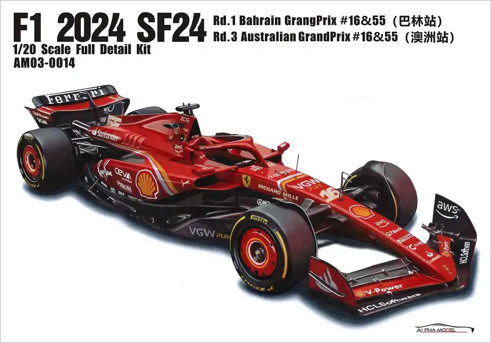 Nouvelle Collection NEW! Alpha Model 03-0014 Ferrari SF24 F1 2024