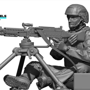 Usine Directe NEW! BlackSnake Model RHP-03-16 French 1st Parachute Hussar Regiment - Soldier No.3 (1 Figure)