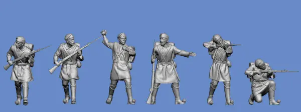NEW! Germania-Figuren 72-WW2-0781 Greek Army 1912-1922 - Soldiers Of The Evzones Nouvelle Collection