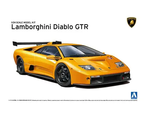 Aoshima 01069 Lamborghini Diablo GTR Retour Gratuit