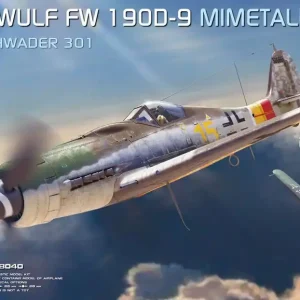 MiniArt 48040 Focke Wulf Fw-190 D-9 - Mimetall Production Jagdgeschwader 301 (Basic Kit) Prix Cassé