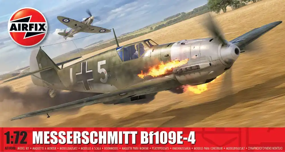 Airfix 01008B Messerschmitt Bf-109E-4 Authentique