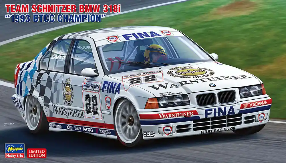 Hasegawa 20551 Team Schnitzer BMW 318i "1993 BTCC Champion" Achat Immédiat