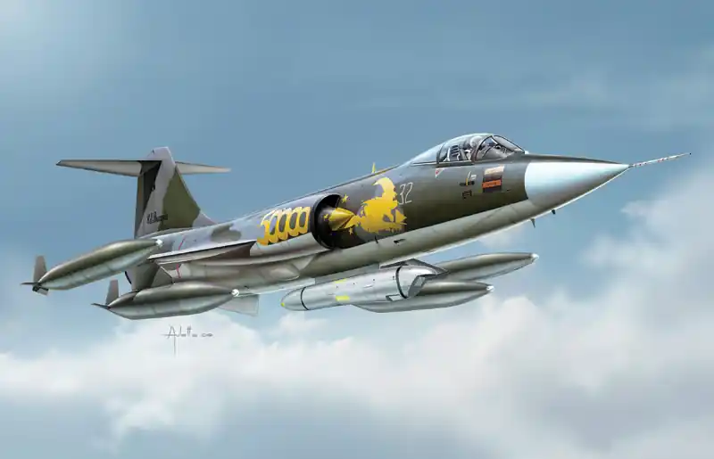 Italeri 1296 Lockheed F-104 G Starfighter G "RECCE" Usine Directe