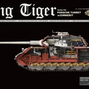Expédition Rapide Takom 2046 King Tiger Sd.Kfz.182 Porsche Turret w/Zimmerit
