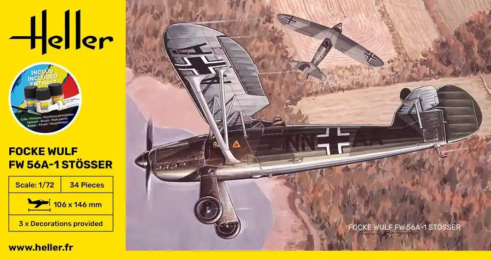 Heller 56238 Focke Wulf FW 56A-1 Stösser - Starter Set Offre Limitée
