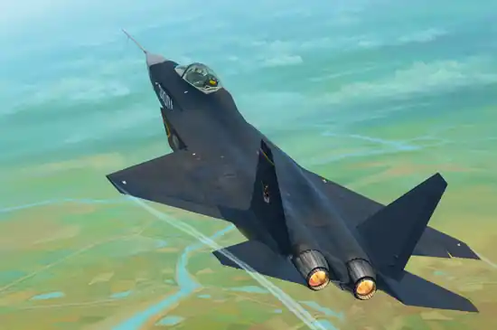 Produit De Marque Trumpeter 01666 Shenyang J-31 Gyrfalcon (Airshow China 2014)