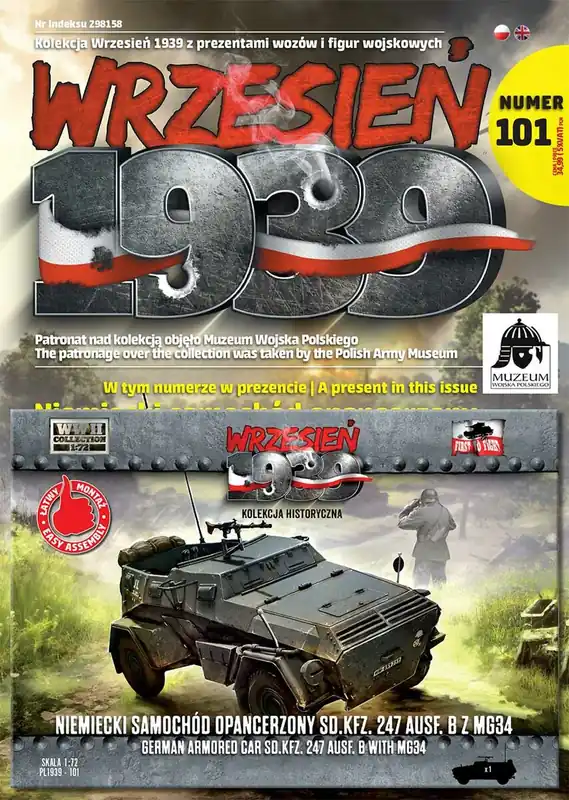 Offre Du Jour First to Fight PL101 Niemiecki Samochód Opancerzony Sd.Kfz. 247 Ausf. B Z MG34