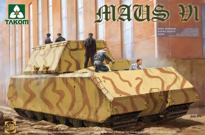 Soldes Takom 2049 German Super Heavy Tank Maus V1