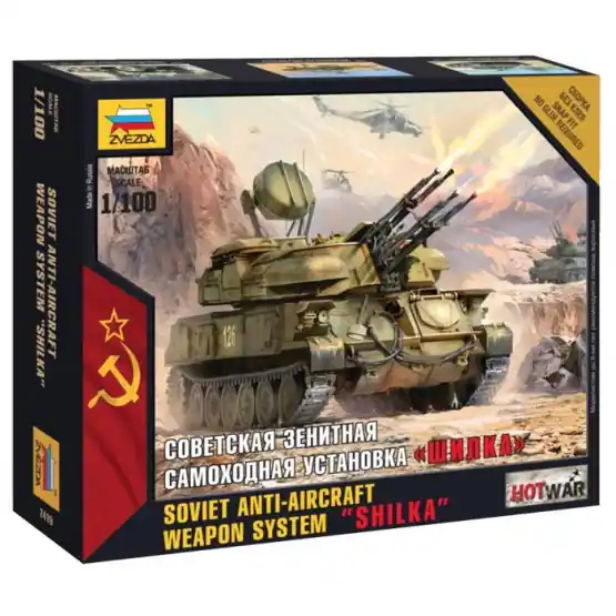Zvezda 7419 Soviet Anti Aircraft Weapon System "SHILKA" Seulement Aujourd'hui