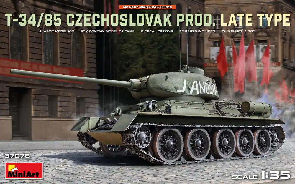 Bon Marché MiniArt 37078 T-34/85 Czechoslovak Prod. Late Type
