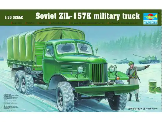 Trumpeter 01003 Soviet ZIL-157K military truck Paiement Sécurisé