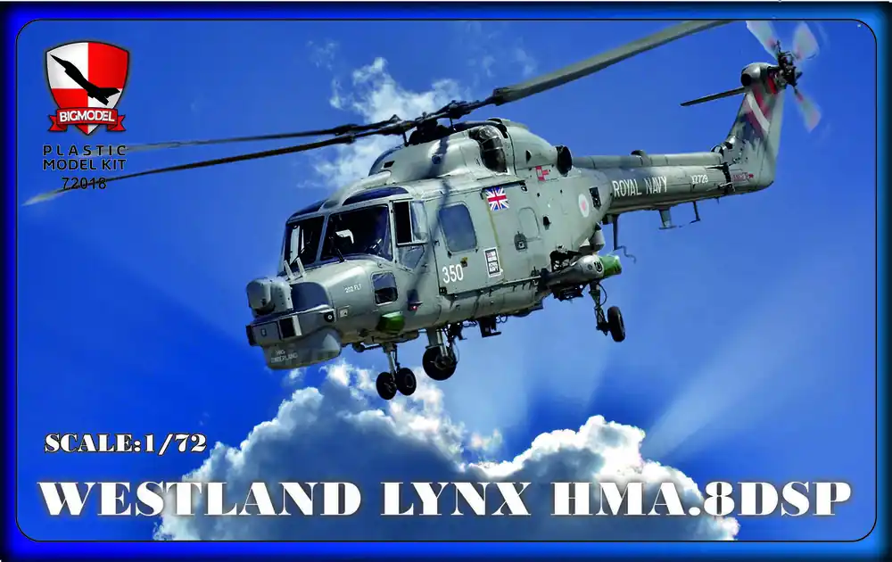 Big Model K72018 Westland Lynx HMA8 DSP Commander Vite